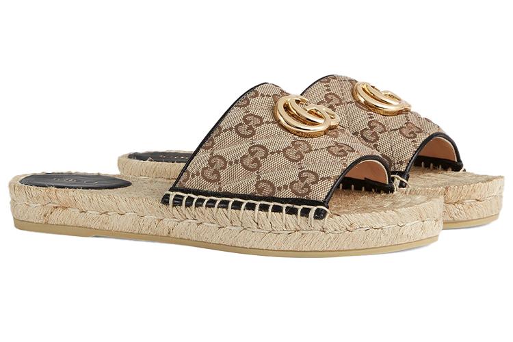 Эспадрильи женские GUCCI 620120 KQWM0 9765 черные, 34.5 EU