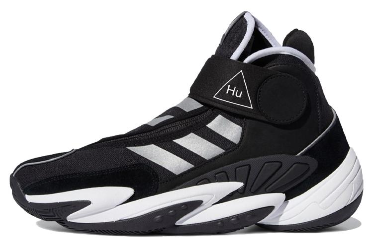 Кроссовки унисекс Adidas Crazy BYW Hu черные и серебристые, 37 1/3 EU