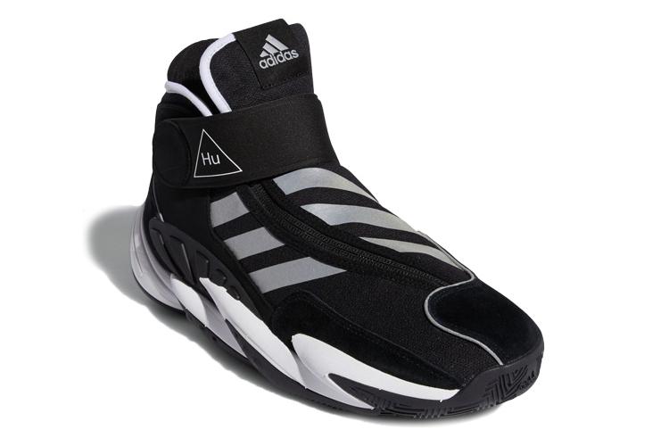 Кроссовки унисекс Adidas Crazy BYW Hu черные и серебристые, 37 1/3 EU
