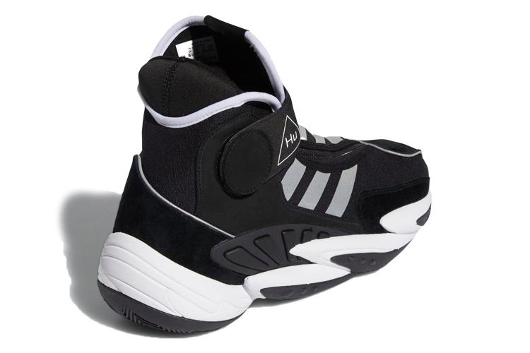 Кроссовки унисекс Adidas Crazy BYW Hu черные и серебристые, 37 1/3 EU