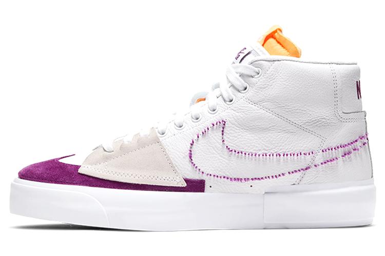 Кеды унисекс Nike Zoom Blazer Mid Edge SB белые