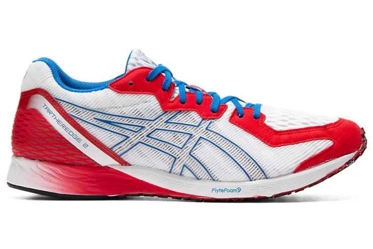 Беговые кроссовки мужские ASICS Tartheredge 2, белый/синий/красный, 39.5 EU