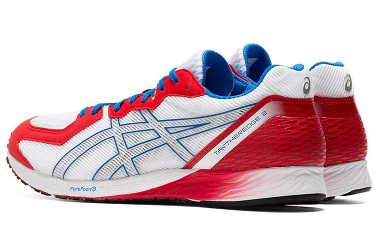 Беговые кроссовки мужские ASICS Tartheredge 2, белый/синий/красный, 39.5 EU