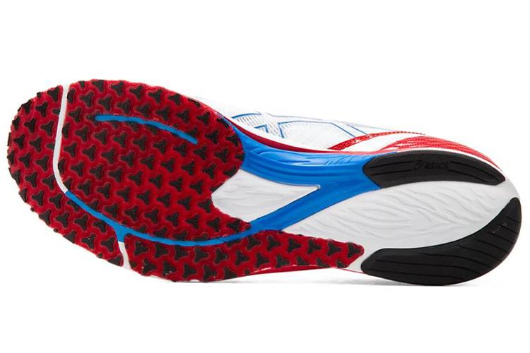 Беговые кроссовки мужские ASICS Tartheredge 2, белый/синий/красный, 39.5 EU