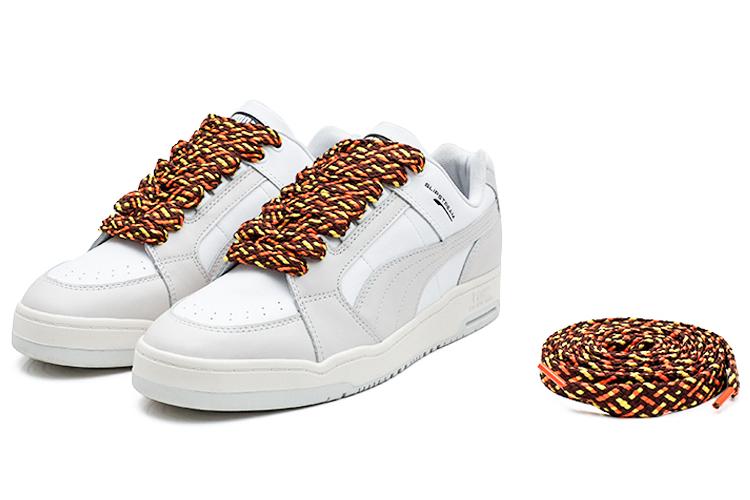 Кеды унисекс PUMA Slipstream Lo Laces серые/белые