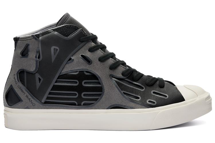 Кеды унисекс Converse Jack Purcell Mid Feng Chen Wang черные, 37.5 EU