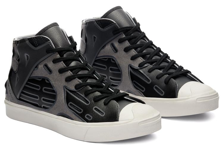 Кеды унисекс Converse Jack Purcell Mid Feng Chen Wang черные, 37.5 EU