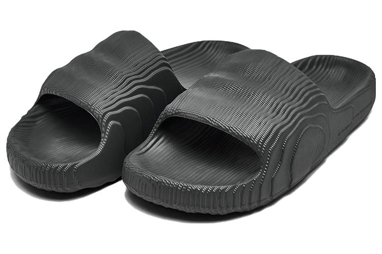 Шлепанцы унисекс Adidas Adilette 22 серые, 39 EU