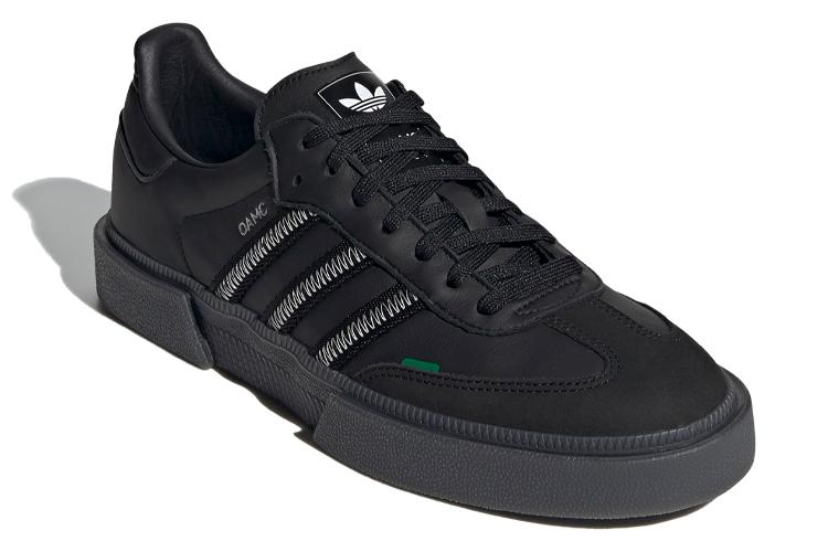 Кроссовки унисекс Adidas Type 0 8 0AMC черные, зеленые, 40 2/3 EU