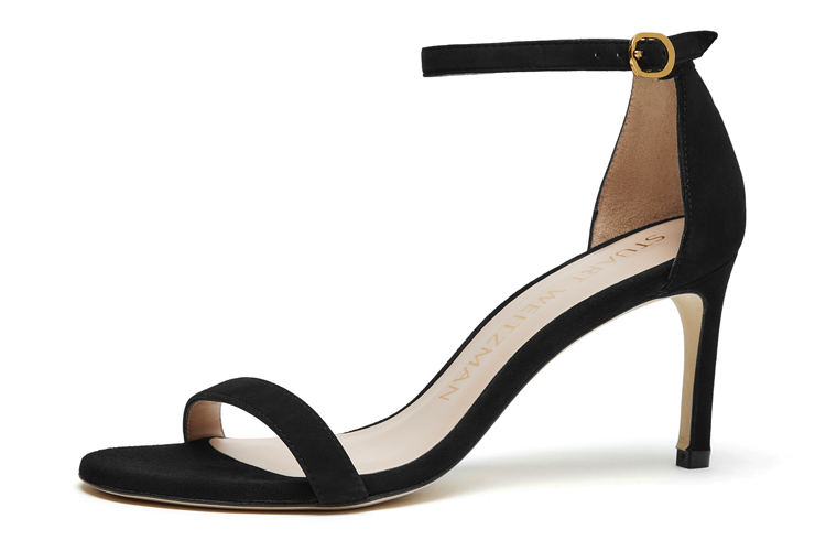 Туфли женские Stuart Weitzman Nunakedstraight Slim Heel черные, 37.5 EU