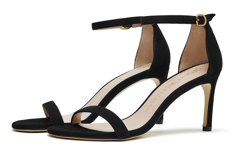 Туфли женские Stuart Weitzman Nunakedstraight Slim Heel черные, 37.5 EU