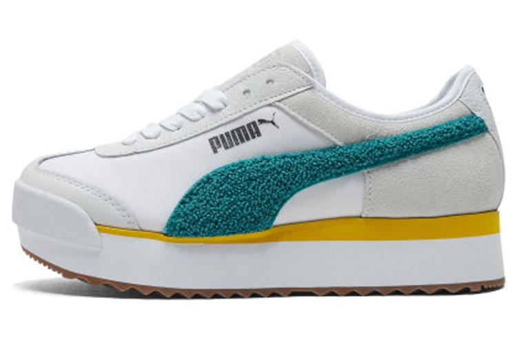 Кеды женские PUMA Roma Amor Heritage белые, бирюзовые, 35.5 EU