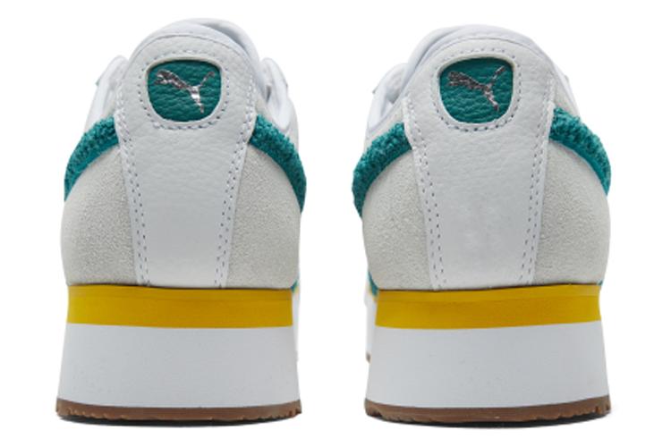 Кеды женские PUMA Roma Amor Heritage белые, бирюзовые, 35.5 EU