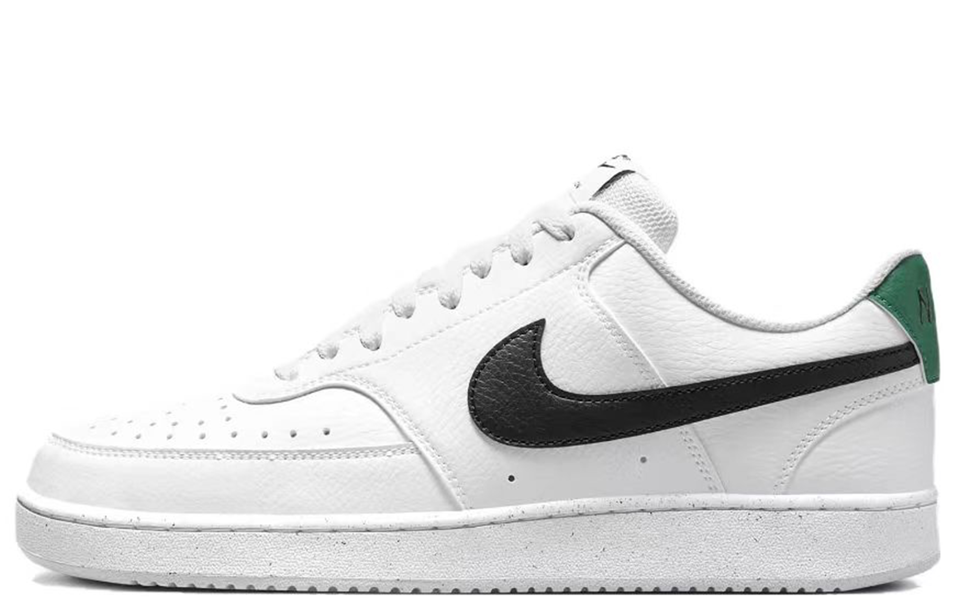 Кеды унисекс Nike Court Vision 1 Da Vinci Custom зелено-белые, 39 EU