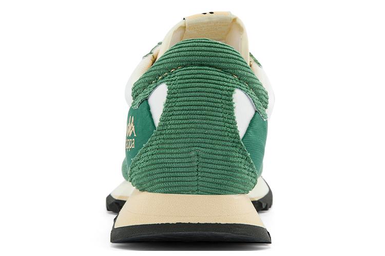 Кроссовки унисекс Kappa Coverage белые, зелёные, жёлтые, 37 EU