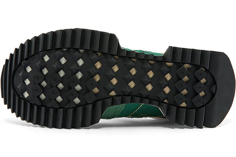 Кроссовки унисекс Kappa Coverage белые, зелёные, жёлтые, 37 EU