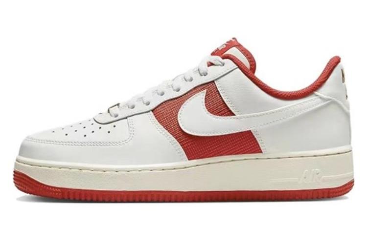 Кроссовки унисекс Nike Air Force 1 OKHR белые, красные, 44.5 EU