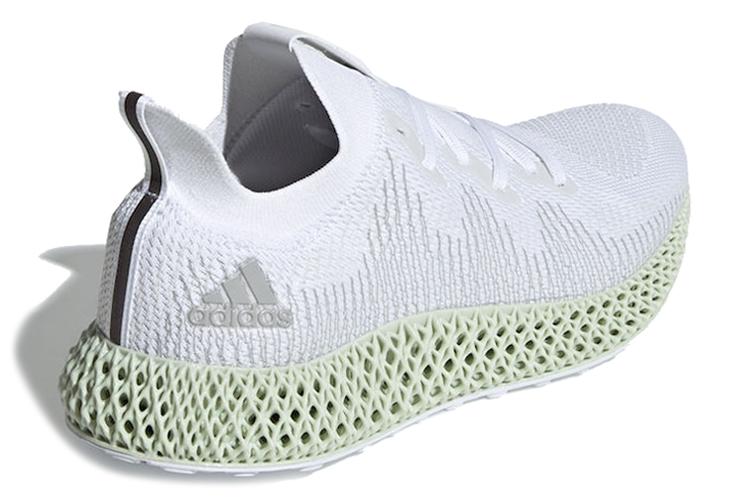 Кроссовки унисекс Adidas Alphaedge 4D белые, 44 2/3 EU