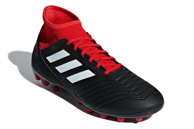 Футбольные бутсы мужские Adidas Predator 18.3 AG черные, 40 2/3 EU