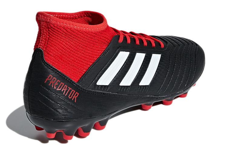 Футбольные бутсы мужские Adidas Predator 18.3 AG черные, 40 2/3 EU