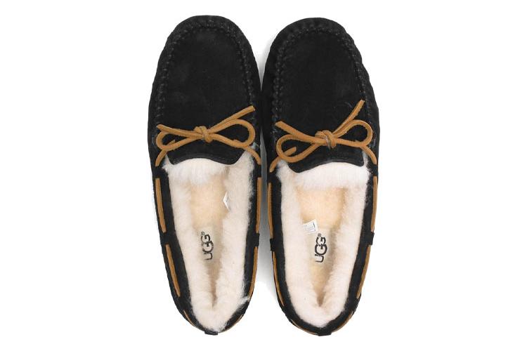 Мокасины женские UGG Dakota Slipper черные, 36 EU