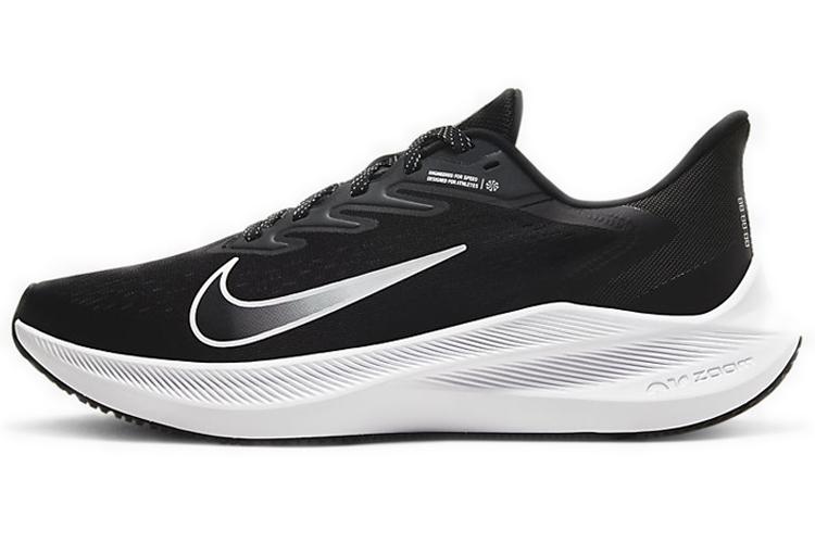Беговые кроссовки женские Nike Air Zoom Winflo 7 черные