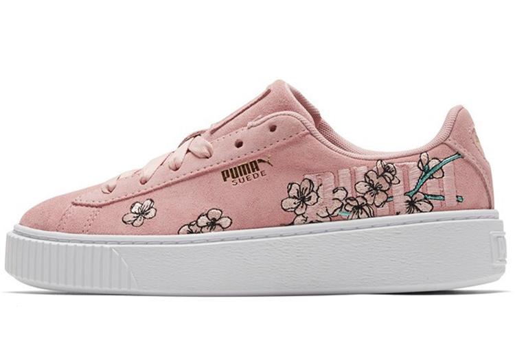 Кеды женские PUMA Platform Floral 'Pink Blue', 37.5 EU