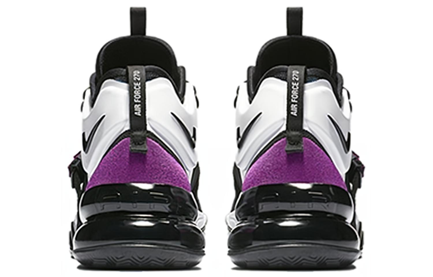 Кроссовки мужские Nike Air Force 270 белые, черные, 45 EU