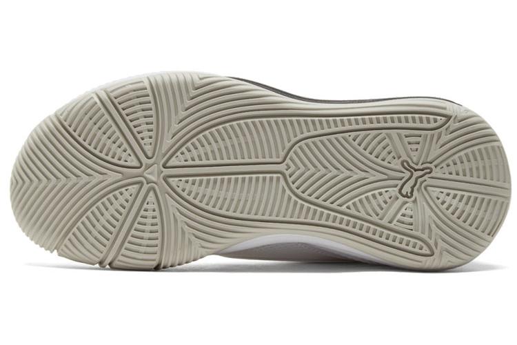 Кроссовки унисекс PUMA Triple Basketball белые, черные, 38.5 EU