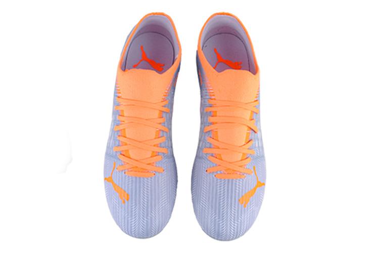 Футбольные бутсы мужские PUMA Ultra 3.4 Mg серые, оранжевые