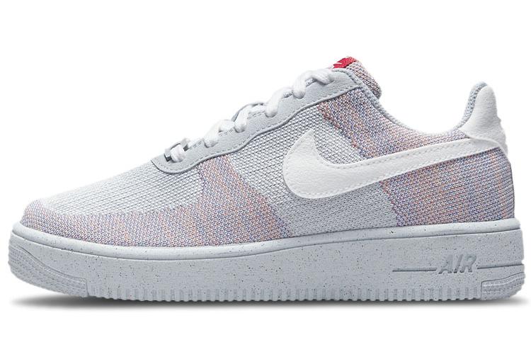 Спортивные кеды мужские Nike Air Force 1 Low Crater Flyknit серые