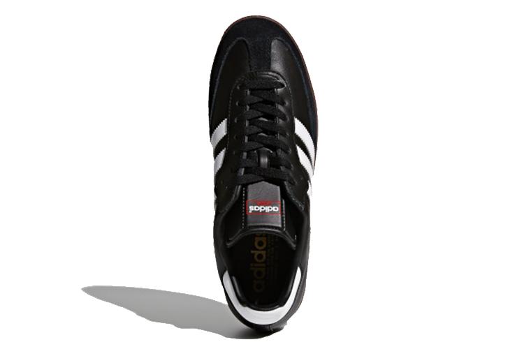 Бутсы унисекс Adidas Samba Leather черные, 41 1/3 EU
