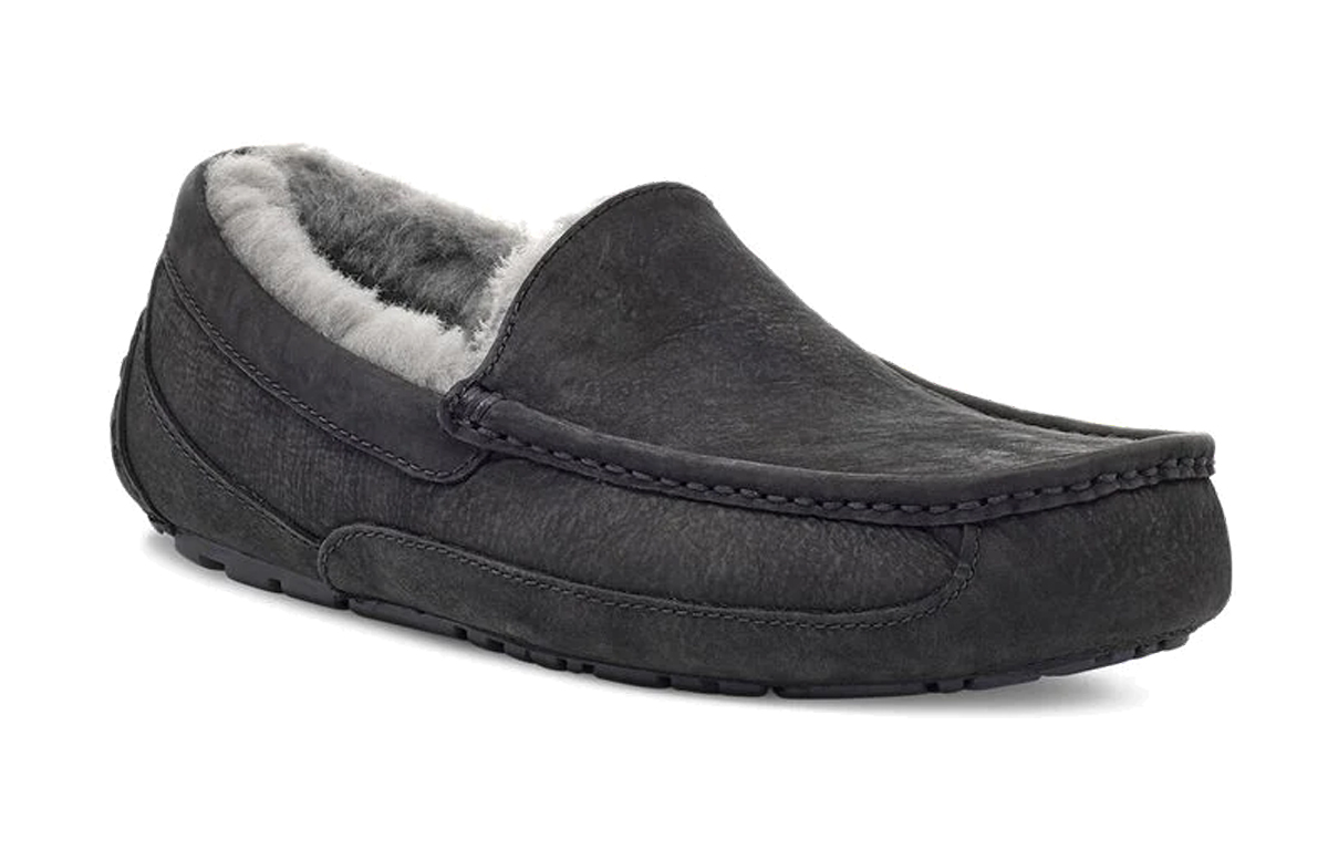 Тапочки мужские UGG Ascot черные, 43 EU