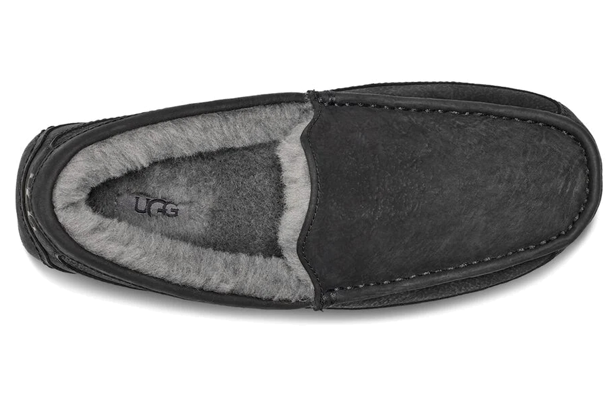 Тапочки мужские UGG Ascot черные, 43 EU