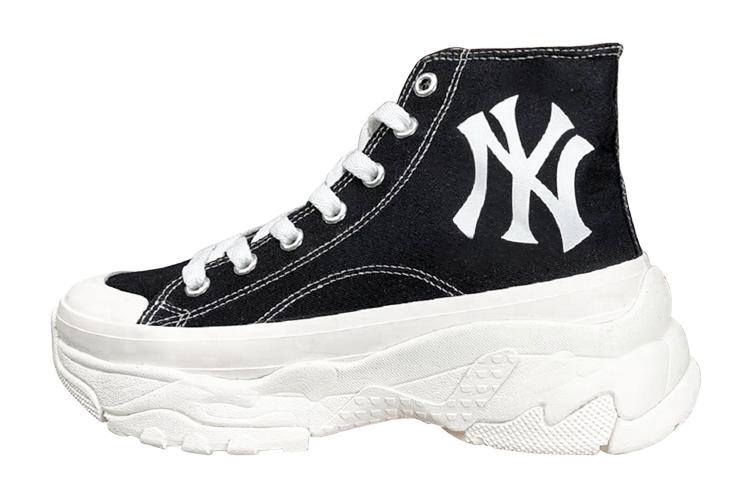 Кроссовки унисекс MLB 32SHU1011-50L черные, 45 EU