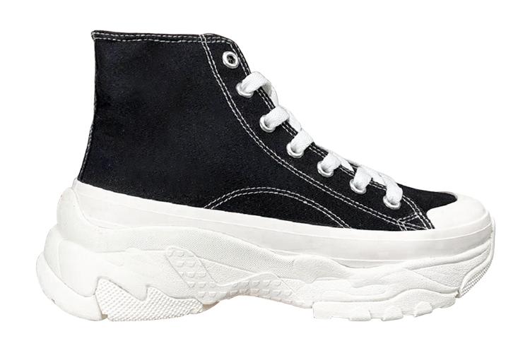 Кроссовки унисекс MLB 32SHU1011-50L черные, 45 EU