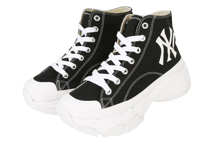 Кроссовки унисекс MLB 32SHU1011-50L черные, 45 EU