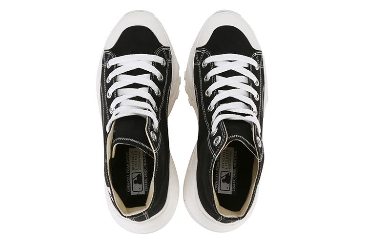 Кроссовки унисекс MLB 32SHU1011-50L черные, 45 EU