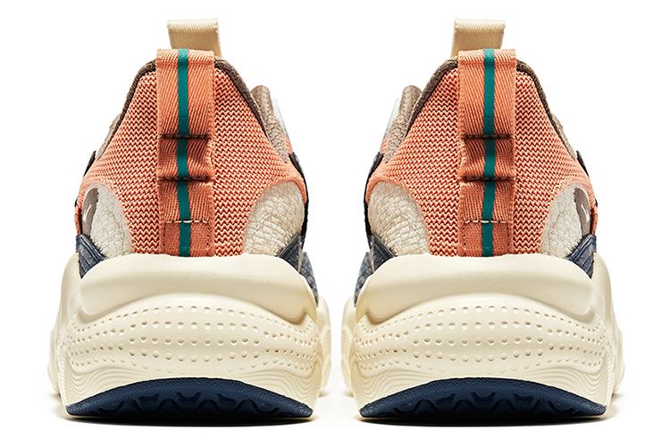 Кроссовки мужские Erke Heaven And Earth Low Top Egg Milk Grey Coca Brown, 42 EU