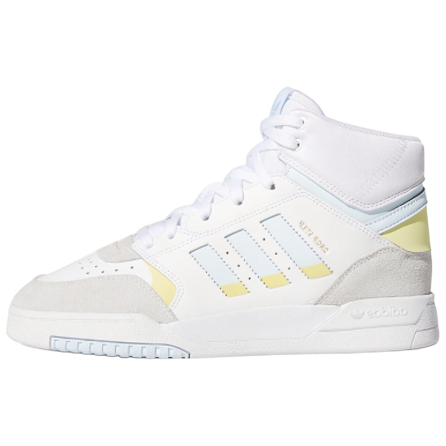 Кеды женские Adidas Originals Drop Step белые, серые, голубые, 37 1/3 EU