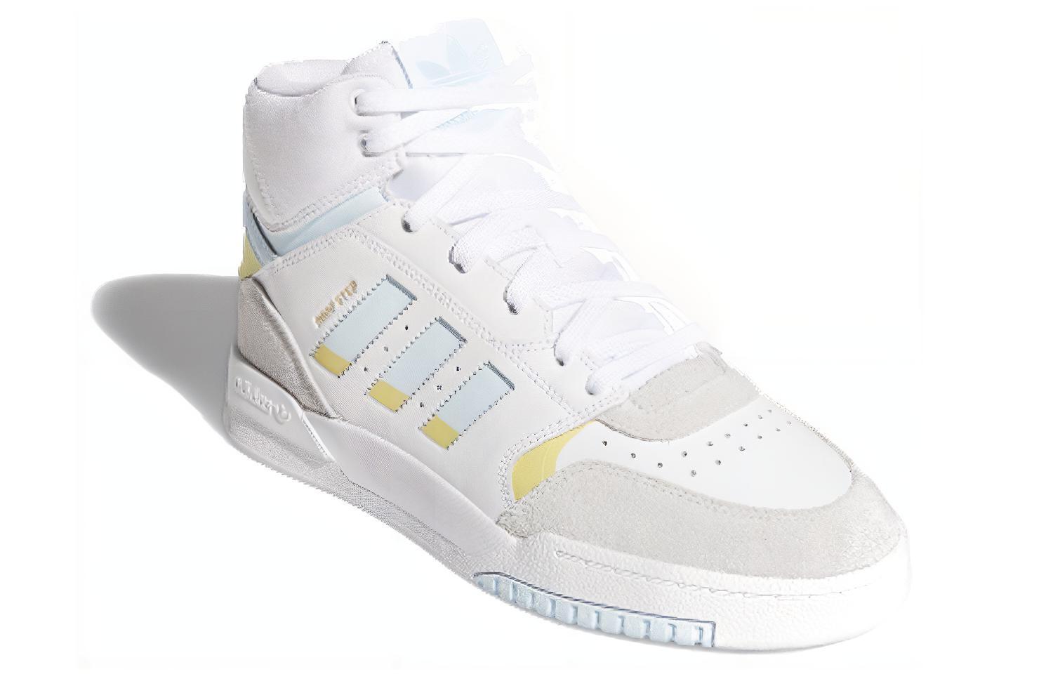 Кеды женские Adidas Originals Drop Step белые, серые, голубые, 37 1/3 EU