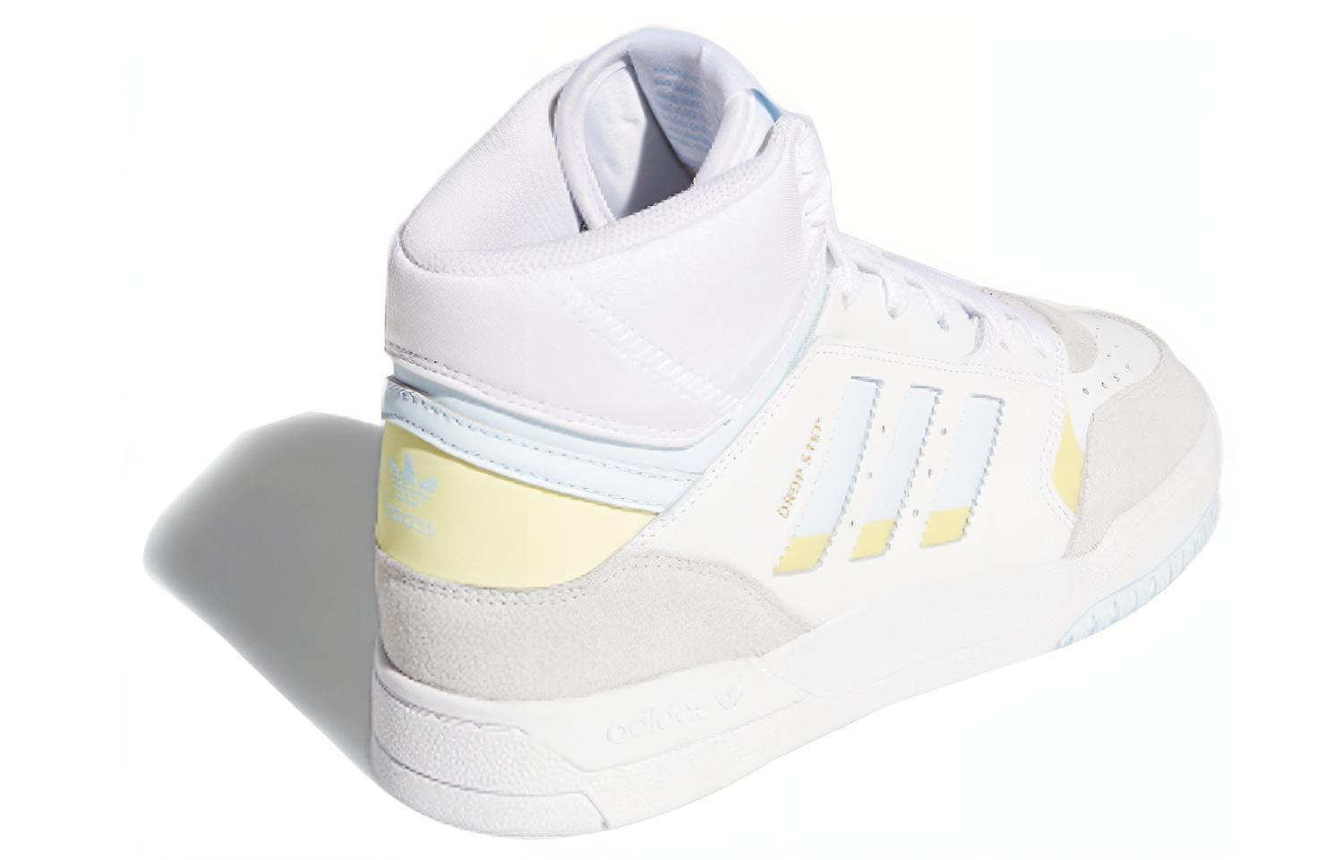 Кеды женские Adidas Originals Drop Step белые, серые, голубые, 37 1/3 EU