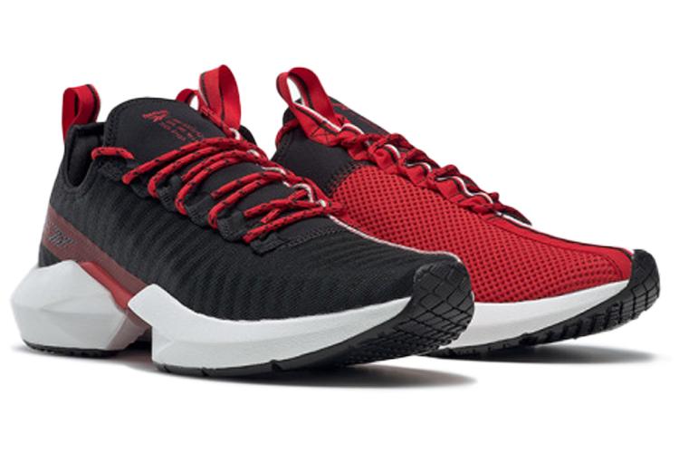 Кроссовки унисекс Reebok Sole Fury черные, красные, 39 EU