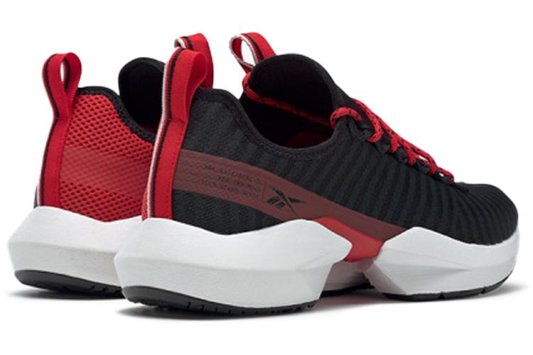 Кроссовки унисекс Reebok Sole Fury черные, красные, 39 EU