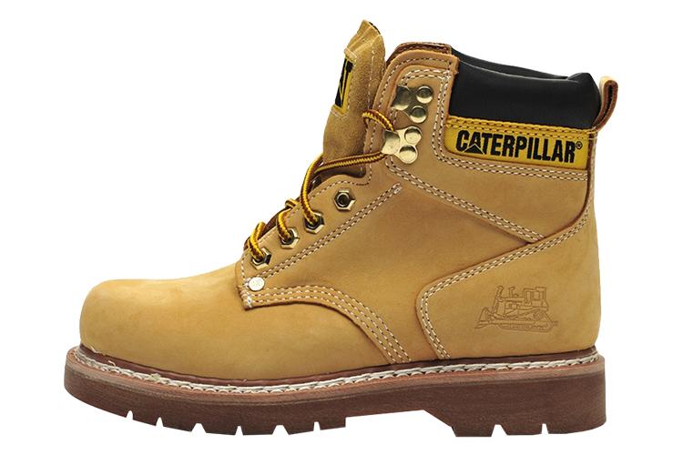 Ботинки женские CAT Stockton желтые