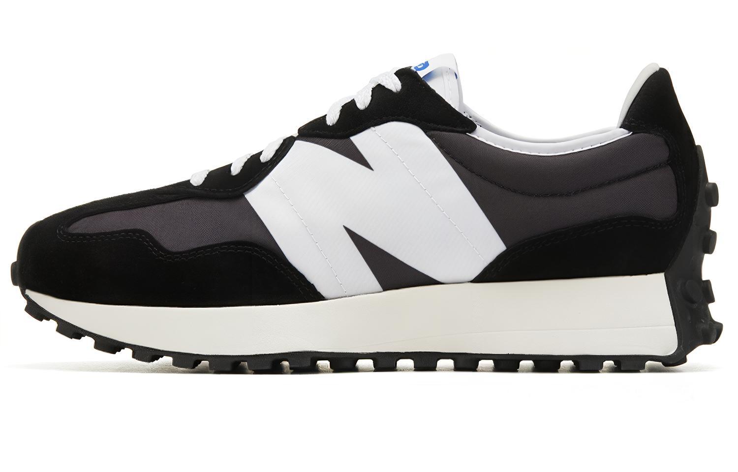 Кроссовки унисекс New Balance 327 Lab Black White, 43 EU