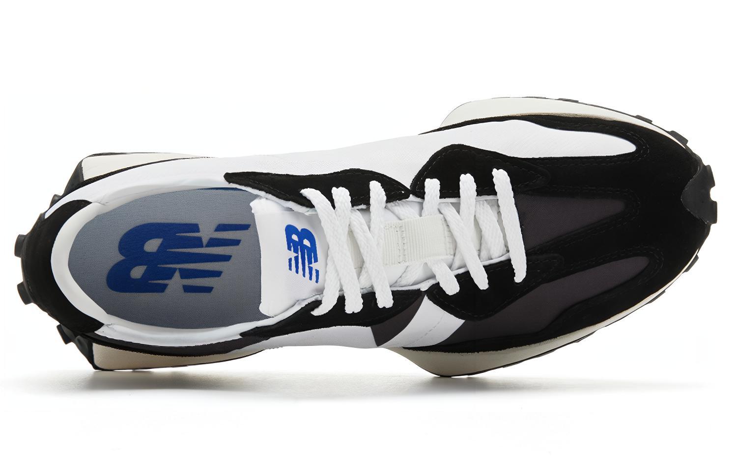 Кроссовки унисекс New Balance 327 Lab Black White, 43 EU