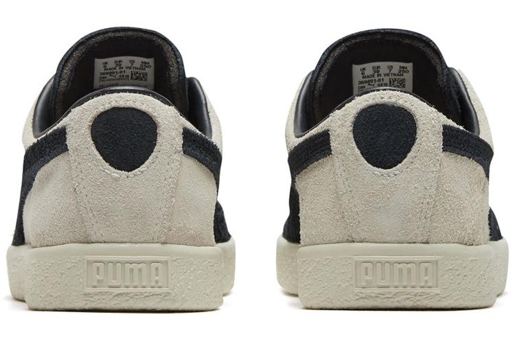 Кроссовки унисекс PUMA Suede 01 Vtg бежевые, черные, 45 EU