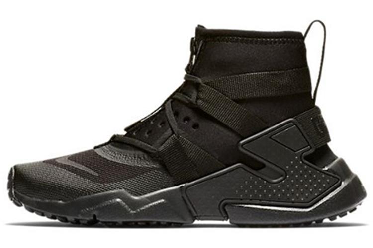 Кроссовки женские Nike Huarache Gripp Triple Black GS, 36 EU