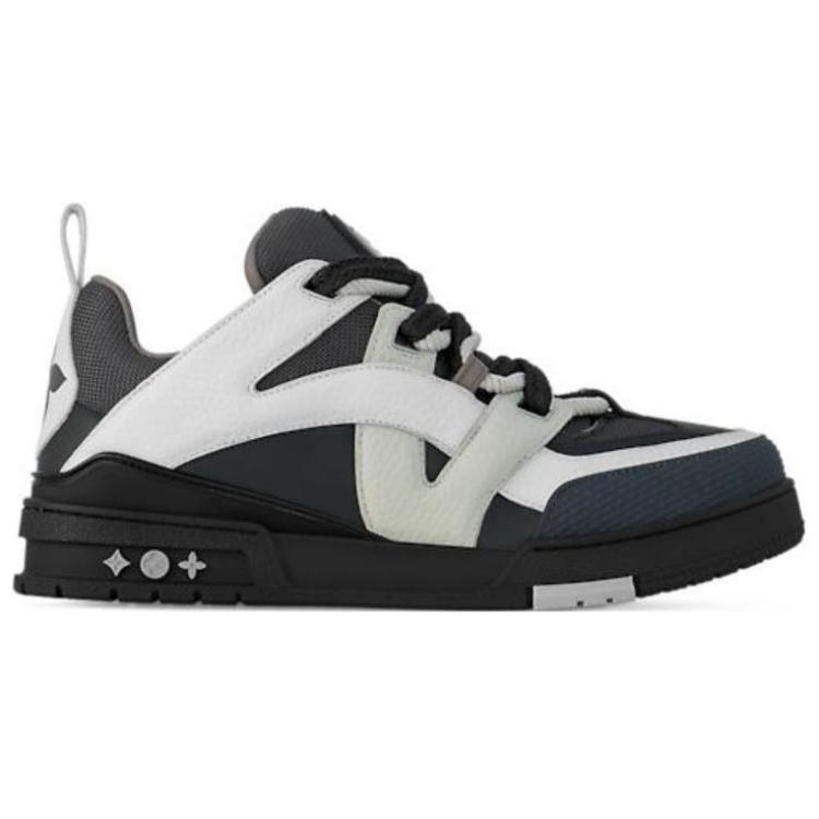 Кроссовки унисекс LOUIS VUITTON Skate Low черно-белые, 36.5 EU